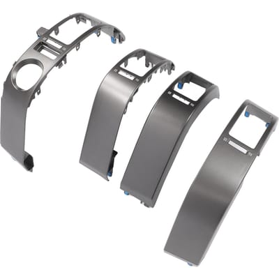 4 stuks Midden Dashboard Luchtuitlaat Paneel 55670 47060 Links Rechts Auto AC Uitlaat Vent Paneel Cover Decoratie Trim voor Prius gray