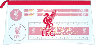 Liverpool FC - Etui set - liniaal - 2 potloden - gum - puntenslijper