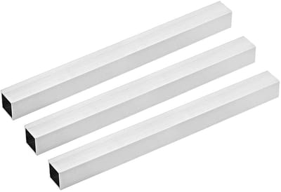 Dailygoods- Aluminium Buizen 6063 - 25mm x 25mm x 2mm Wanddikte - 300mm Lengte - Naadloze Pijp - Duurzaam - Corrosiebestendig - Voor DIY Projecten - Aluminium Profielen