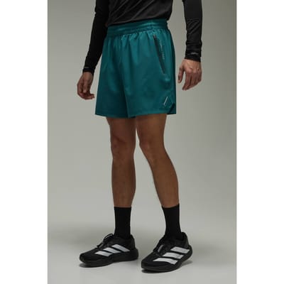 Hardloopshort Met Dubbele Tailleband 5 Inch Gewone Pasvorm | Teal | Size Small