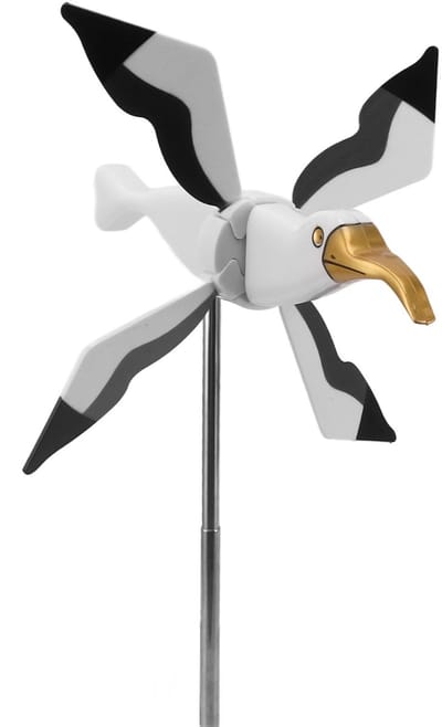 Dailygoods- Windmolen Weerbestendig - Tuin Decoratie - Windspinner - Tuinbeelden - Tuindecoratie - Hars/Ijzer Materiaal