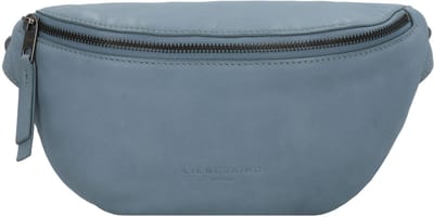 LIEBESKIND BERLIN Leren Schoudertas Gordeltas Seasonal Noos Sheep Natural Tavia Belt Bag Steel Lichtgrijs