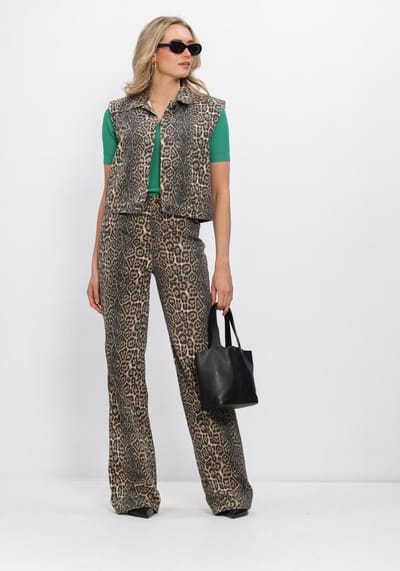 Ydence Knitted Top Wies Tops & T-shirts Dames - Shirt - Groen - Maat XS