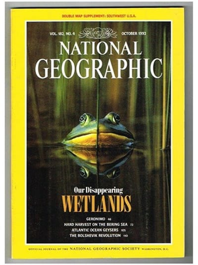 NATIONAL GEOGRAPHIC OKTOBER 1992 EDITIE ENGELS TIJDSCHRIFT MAP INCLUDED SOUTHWEST U.S.A