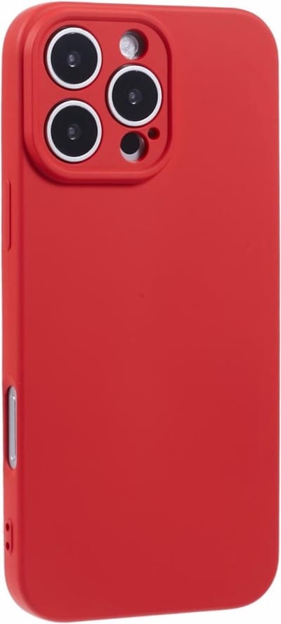 Coverup Hoesje - Geschikt voor iPhone 16 Pro Max Hoesje - Coverup Colour TPU Back Cover - Cadmium Red