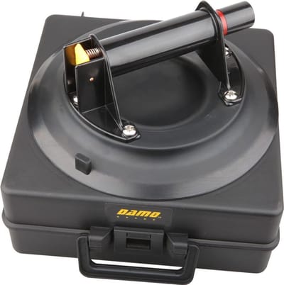 Vacuüm Glaslifter - Zuignap Lifter - Zwaar Materiaal Verplaatsen - Hand Pomp Systeem - 10 Inch Diameter - Zwart