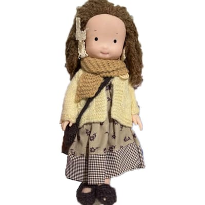 Artiest Inheemse Waldorfpop Kawaii Knuffel Cartoon Pluche Knuffelpop Schattige Zachte Handgemaakte Poppen Speelgoed Kindercadeau