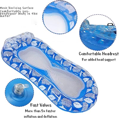 Waterhangmat - Water Hangmat - Luchtbed Zwembad - Luchtmatras Opblaasblaar - Zwembad - Strand - Waterspeelgoed - Vakantie - Must Have Voor In De Zomer!