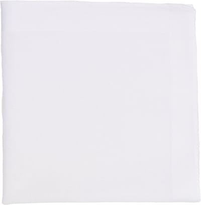 Tiseco Dameszakdoeken Alta 1 - 30x30cm - 6 Stuks - 100% Katoen - Wit