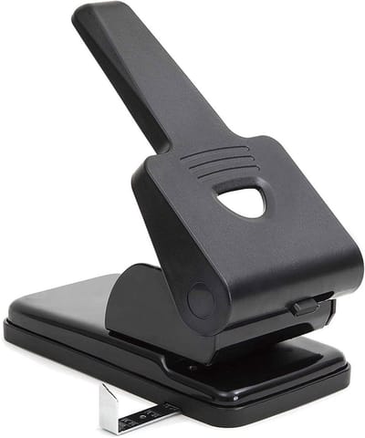 Zware Perforator - Tafel Perforator - Kantoor School - 70 Vellen Capaciteit - 20.5 x 11 x 20 cm - Zwart