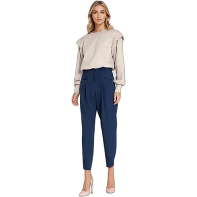 Hoge taille brede broek voor dames Nife