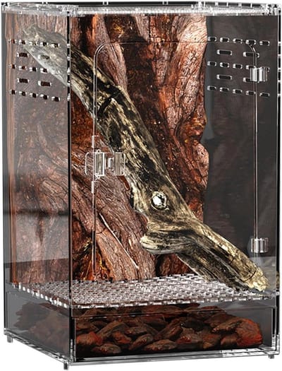 Jumping Spider Behuizing - Reptiel Terrarium - Observatie Display - Duidelijk Zicht - 25x15x15cm - Transparant
