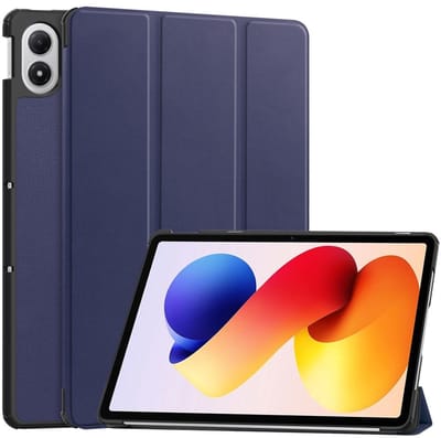 Coverup Tablethoes geschikt voor Xiaomi Redmi Pad 2 Pro Hoesje - Tri-Fold Book Case met Wake/Sleep - Blauw