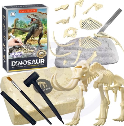 Woopie Dinosaurus opgraaf set - Dinosaurus uitgraafset - Archeologie speelgoed- Dino - Prehistorie