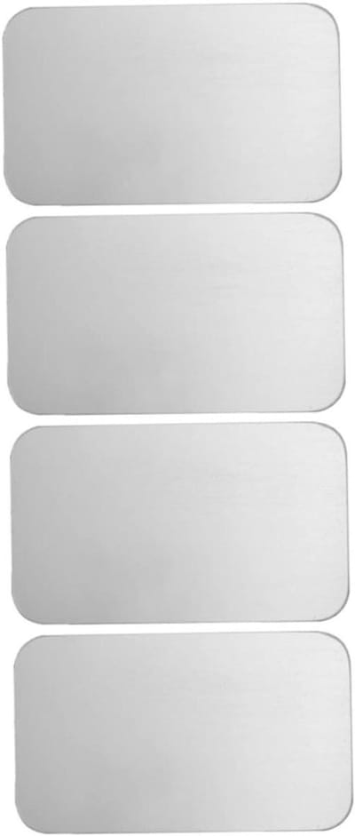 Koelbord Kleine Dieren - Koelmat Huisdier - Zomerse Koeling - Lichtgewicht Aluminium - 10x6CM - Zilver