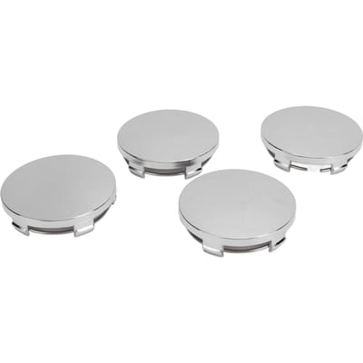 4 PIÈCES 60mm Cache-moyeu de Roue de Voiture avec Anneau en Fer Élégant Cache-moyeu Central de Jante de Roue Pneu Universel pour Véhicule Noir Plated Color