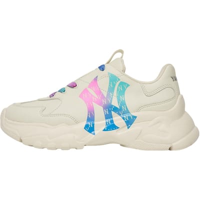 MLB Big Ball Chunky Ny Couleur Dégradée Durable Respirant Basse Cheville Chaussures Papa Baskets Unisexes Off-White Multicolore 3ASHBOR3N-50IVS 39 blue