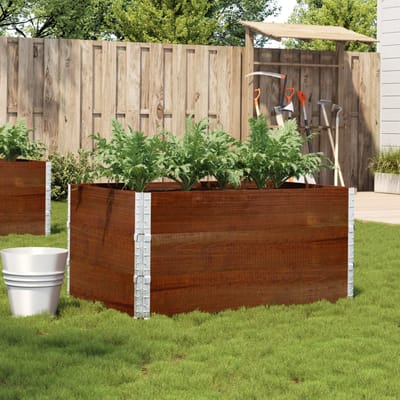 vidaXL - Plantenbak - 120x80 - cm - massief - grenenhout - bruin