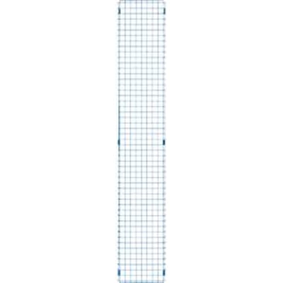 Gaaselement, van staal, B 350 x H 2086 mm, blauw