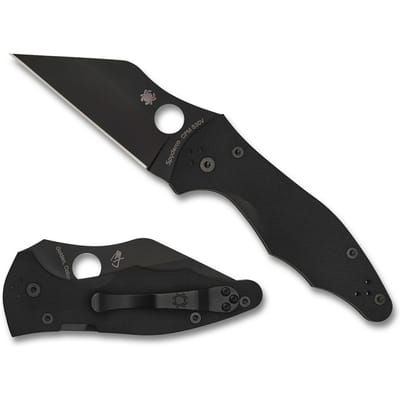 Spyderco yojimbo 2 black / black cpm s30