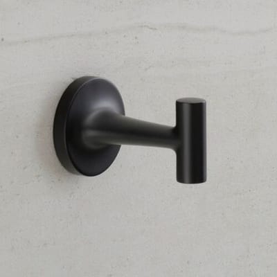Duravit Starck T Handdoekhaak - rond - mat zwart