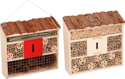 Lifetime Garden insectenhotel - hout - 30 x 10 x 28 cm