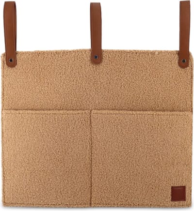 Rosey’s® - Boxzak Bruin - Boxzak Teddy - Boxopbergzak speelgoed - Box organiser - Kraamcadeau - Boxzak baby 50 x 40 cm - baby opbergzak- Boxzak groot - Boxopbergzak boucle