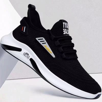 Lage herensneakers Zomer Koreaanse mode Hardloopschoenen Vliegend geweven mesh Trendy schoenen Comfortabele alleszinschoenen 44 white