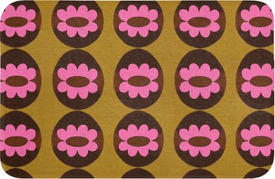 WC mat 60x40 cm - Antislip - Grafisch - Patroon - Kleurrijk - Toiletmat - Vloermat - Douchemat - Toilet tapijt - Toiletmatten