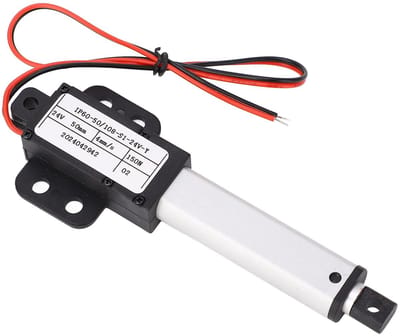 Dailygoods - Dailygoody - Elektrische Lineaire Actuator - DC 24V - 150N Stuwkracht - Mini formaat - 4 mm/s snelheid - Voor industriële toepassingen - 50 mm slag
