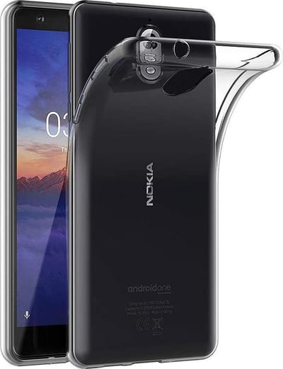 Silicone hoesje Geschikt voor: Nokia 3.1 Plus -  transparant