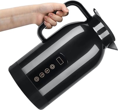 Auto Waterkoker - Draagbare Ketel - Reizen en Onderweg - LED Temperatuurdisplay - 1150 ml - Zwart