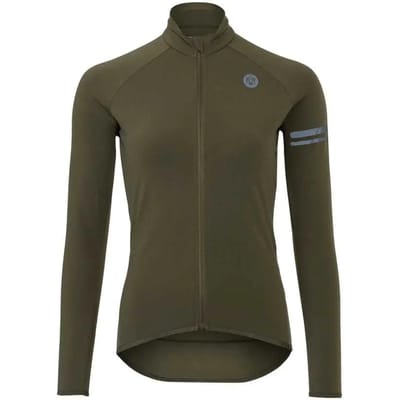 AGU Thermo Fietsshirt Lange Mouwen Essential Dames - Groen - XS