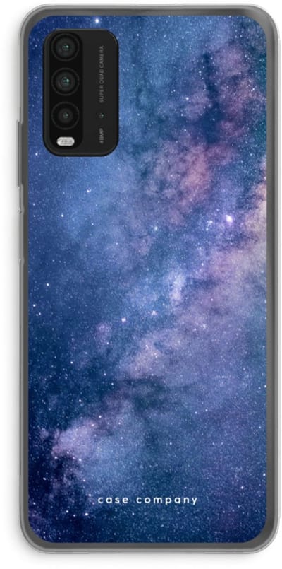 Case Company® - Hoesje geschikt voor Xiaomi Redmi 9T hoesje - Nebula - Soft Cover Telefoonhoesje - Bescherming aan alle Kanten en Schermrand