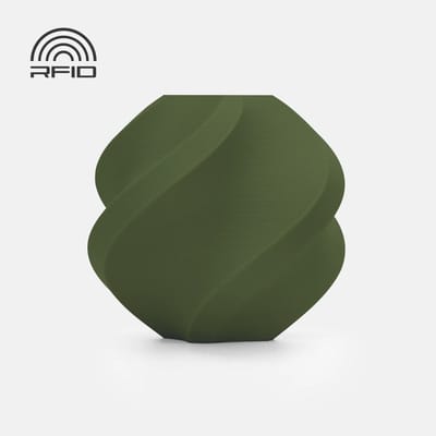 Bambu Lab PLA Matte – Donkergroen – Refill - 1,75 mm – RFID – Matte Premium Afwerking – Makkelijk te Printen