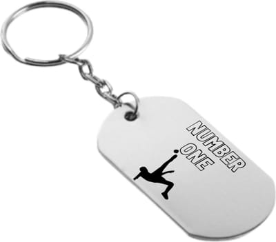 Akyol - nummer 1 sleutelhanger - Sport - familie vrienden sporters - cadeau - 54 x 29mm