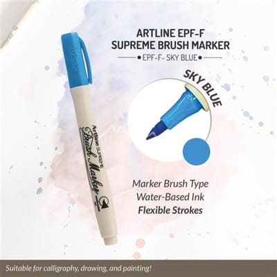 MARKER BRUSH ARTLINE BRUSHMARKER SKY BLAUW