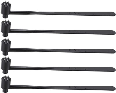 LIVIA HOME- Dermal Hammer Set - 5 Stuks - Lichtgewicht - RVS Naald - ABS Handvat - Voor Industrie - Hoogwaardige Kwaliteit - Naaldhamer