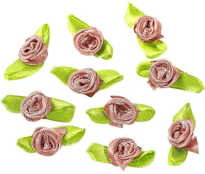 Dailygoods- Kunstbloemen 200 stuks - Mini rozen - Bloemkoppen - Knutselaccessoires - Bruiloftdecoratie - Vervagen niet - Nep Bloemen
