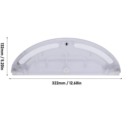 Watertank voor Mijia 1C Robotstofzuiger Elektronisch Gestuurde Wateropslagtank Vervanging white
