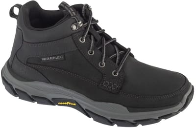 SKECHERS RESPECTED ESMONT Skechers Heren Sneakers Zwart – Maat 42 – Model 204453-BLK