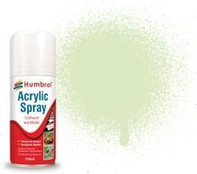 Humbrol Hobbyverf Acrylverf - #90 Beige Green - Matt - Acryl spray Verf spuitbus - 150 ml