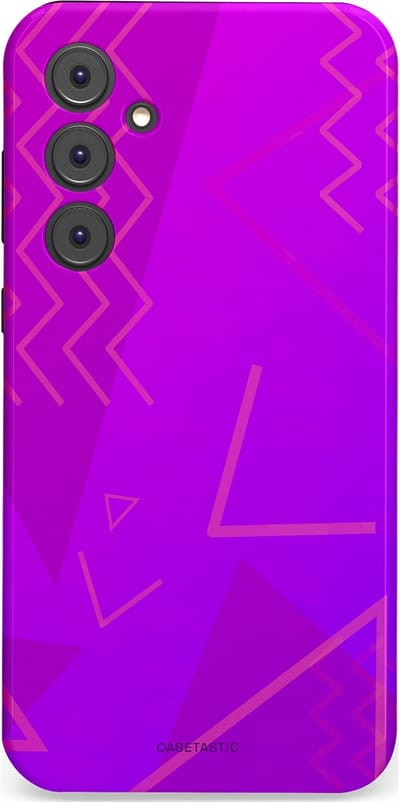 Casetastic Hoesje Geschikt voor Samsung A35 - Stijlvolle Beschermende Duo-layer Case - Discowave