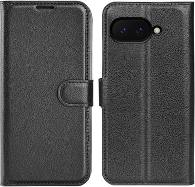 Coverup Hoesje - Geschikt voor Google Pixel 9a Hoesje - Coverup Book Case - Zwart