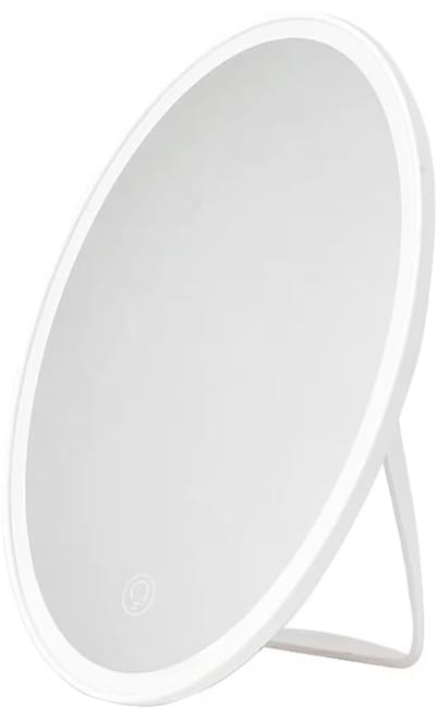 Avide Make-Up Spiegel met LED Verlichting - 5W - Oplaadbaar - 50 lumen - 23.8cm - Dimbaar - Koel Wit