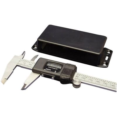 Hammond Electronics 1591HFLBK Universele behuizing 165 x 71 x 29 ABS Zwart 1 stuk(s)