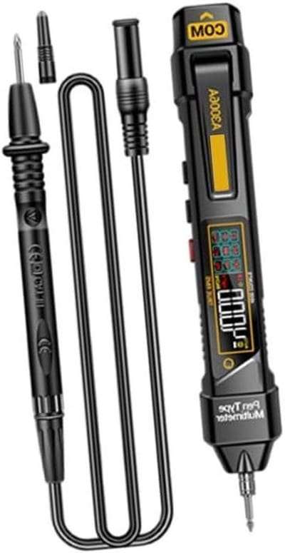 Digitale Multimeter - Spanningsmeter Tester - Elektra Controleren - NCV Live Detectie - 4000 Counts - Zwart