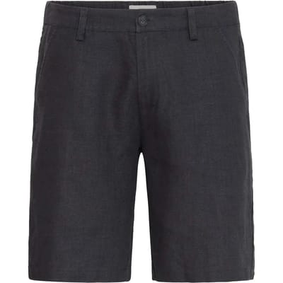 Linnen short met steekzakken model 'PANDRUP'