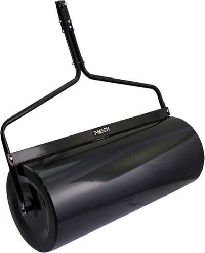 Tuinwals - zwart - 120 l - inklapbaar handvat