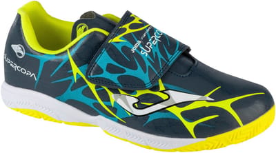 Joma Super Copa Jr 25 SCJS INV, voor een jongen, Marineblauw, Indoorschoenen, maat: 28